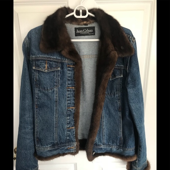 mink denim jacket